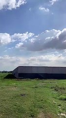 Hot summer weather with lovely clouds