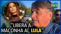 Bolsonaro ataca Anitta por pedir legalização da maconha