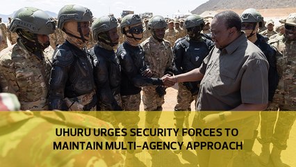 Uhuru urges security forces to maintain multi-agency approach