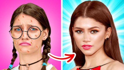 Download Video: AMAZING MAKEUP TRANSFORMATION Cool Makeup Tutorial Total Makeover By 123 GO TRENDS