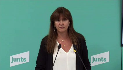 Laura Borràs dice ser víctima de una "persecución" e insiste que no dimitirá