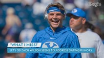 Jets QB Zach Wilson Seemingly Addresses Headlines About Sleeping with Mom's Friend: 'What I Miss?'