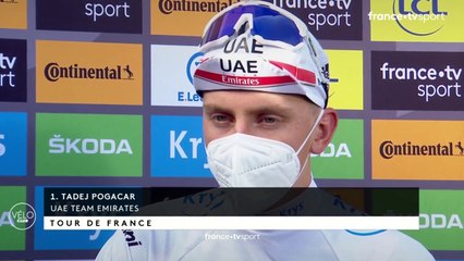 Etape 12 - Tadej Pogacar : j'aurais pu être meilleur aujourd'hui