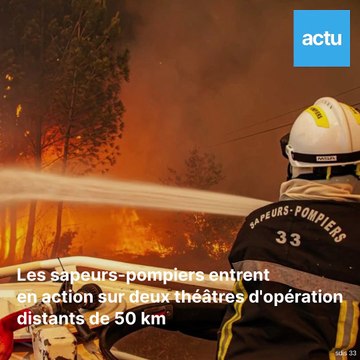 Incendies en Gironde : deux minutes de vidéo pour prendre conscience de la tragédie qui se déroule dans nos forêts, près de Landiras et La Teste-de-Buch