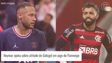 Neymar opina sobre provocação de Gabigol em jogo do Flamengo contra o Atlético-MG, time de Hulk: 'Gosto desse clima'