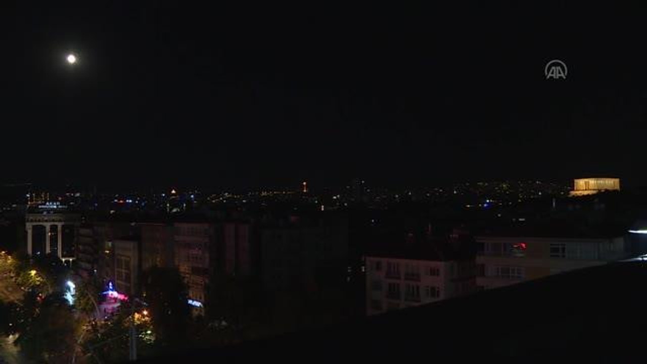 Başkentte süper dolunay