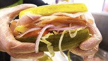 This Shop Makes Sandwiches Out Of Massive Pickles