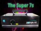 NFI Super 7 RGB Laser Projector.Animation, 20Kpps, ILDA, DMX