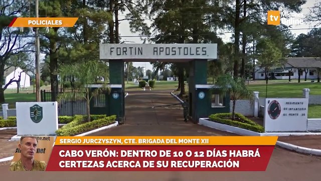 ¿Cómo continúa el militar accidentado en Apóstoles?