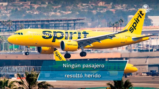Pasajeros del vuelo Spirit Airlines vivieron momentos de pánico
