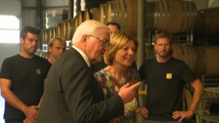 Ein Jahr nach der Flutkatastrophe: Steinmeier im Ahrtal