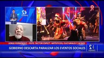 Jorge Fernández sobre no suspensión de eventos: 