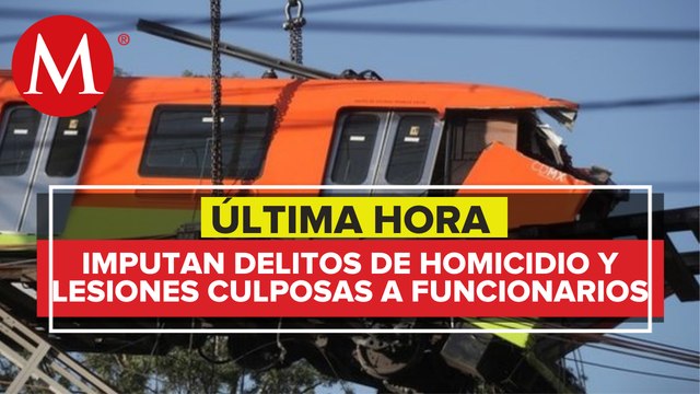 Fiscalía de CdMx imputa delitos a 8 ex funcionarios por colapso en Línea 12 del Metro