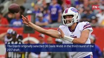 New York Giants Training Camp Player Preview  QB Davis Webb