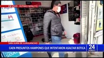San Juan de Lurigancho: Policía captura a delincuentes extranjeros cuando intentaban cometer un robo