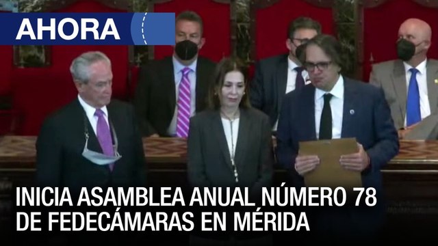 Inicia Asamblea Anual número 78 de Fedecámaras en Mérida - 14Jul - VPItv
