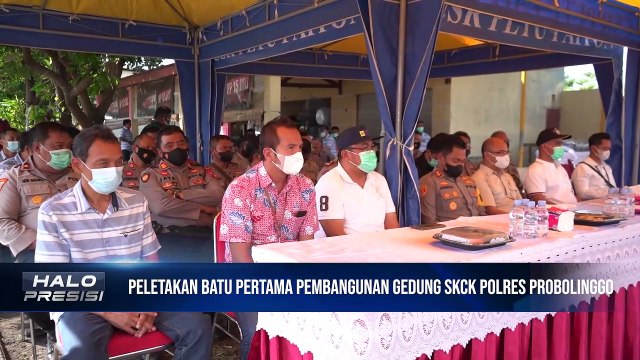 Tingkatkan Pelayanan Publik, Kapolres Probolinggo Letakkan Batu Pertama Pembangunan Gedung SKCKTantya Sudhirajati