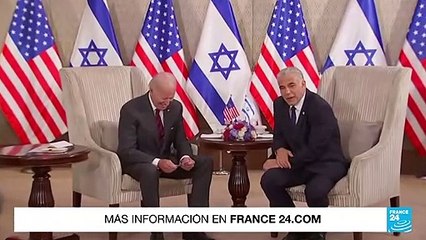 El programa nuclear iraní ocupó la agenda del segundo día de Joe Biden en Israel