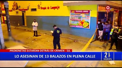 SJL: Sicarios asesinan a un hombre de 13 disparos