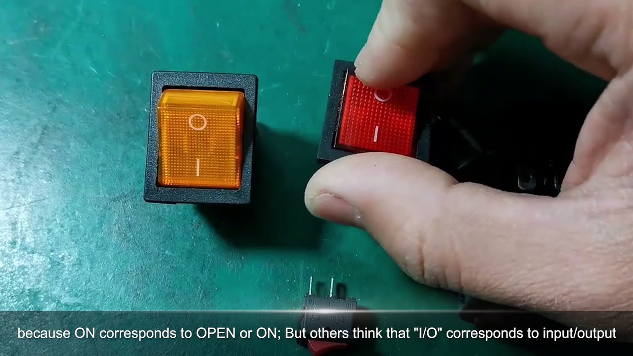 What exactly do the 1 and 0 on the switch stand for