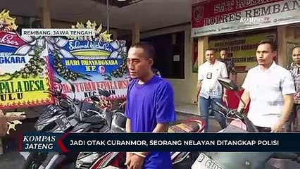Jadi Otak Curanmor, Seorang Nelayan di Rembang Ditangkap Polisi