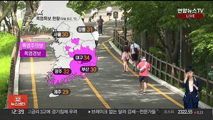 Video herunterladen: [날씨] 후텁지근 더위 충청 이남 폭염특보…내륙 곳곳 소나기