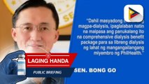 Free Dialysis Act of 2022 o batas na magbibigay ng comprehensive dialysis benefit package sa mga PhilHealth members, inihain ni Sen. Go