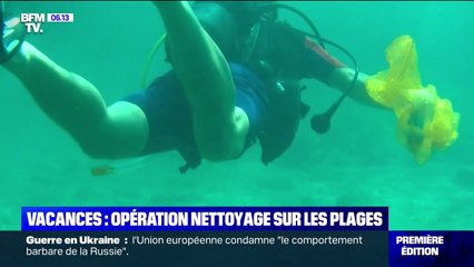 Vacances: opération grand nettoyage pour aider la mer à se refaire une beauté