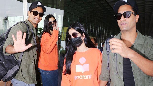 प्रेगनेंसी की खबरों के बीच एयरपोर्ट पर स्पॉट हुई कैटरीना कैफ