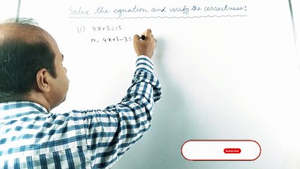 How to solve and verify simple equations || Class 6 Algebra || Bangla & English Medium