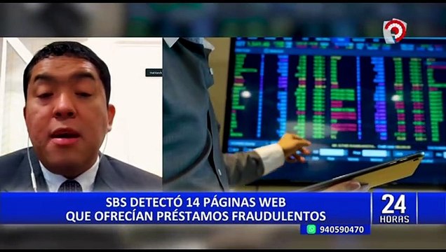 SBS detecta 14 páginas fraudulentas que ofrecían préstamos