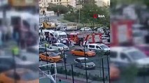 Başkent'te hasta taşıyan ambulans otomobille çarpıştı