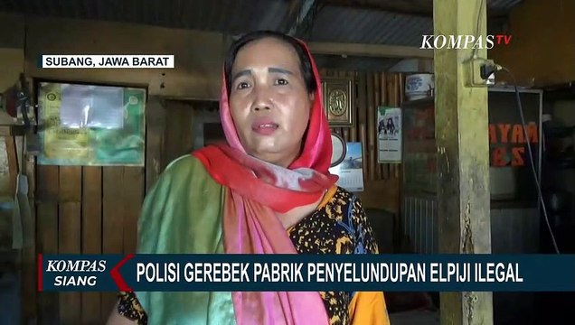 Polisi Gerebek Pabrik Penyuntikan Elpiji Ilegal! Pelaku Pindahkan Isi Gas 3 Kg ke Tabung 50 Kg