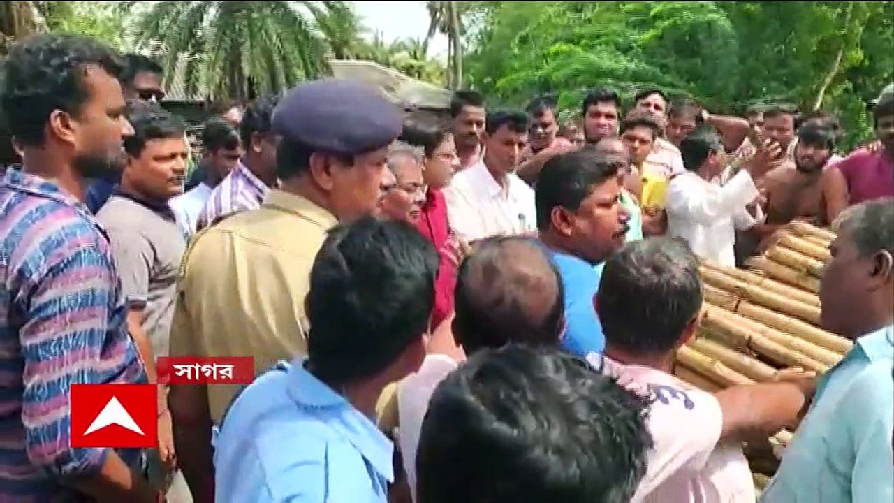 Sagar Broken Dam : সাগরের বঙ্কিমনগরে ভাঙা বাঁধ পরিদর্শনে গিয়ে বিক্ষোভের মুখে সুন্দরবন উন্নয়নমন্ত্রী। Bangla News