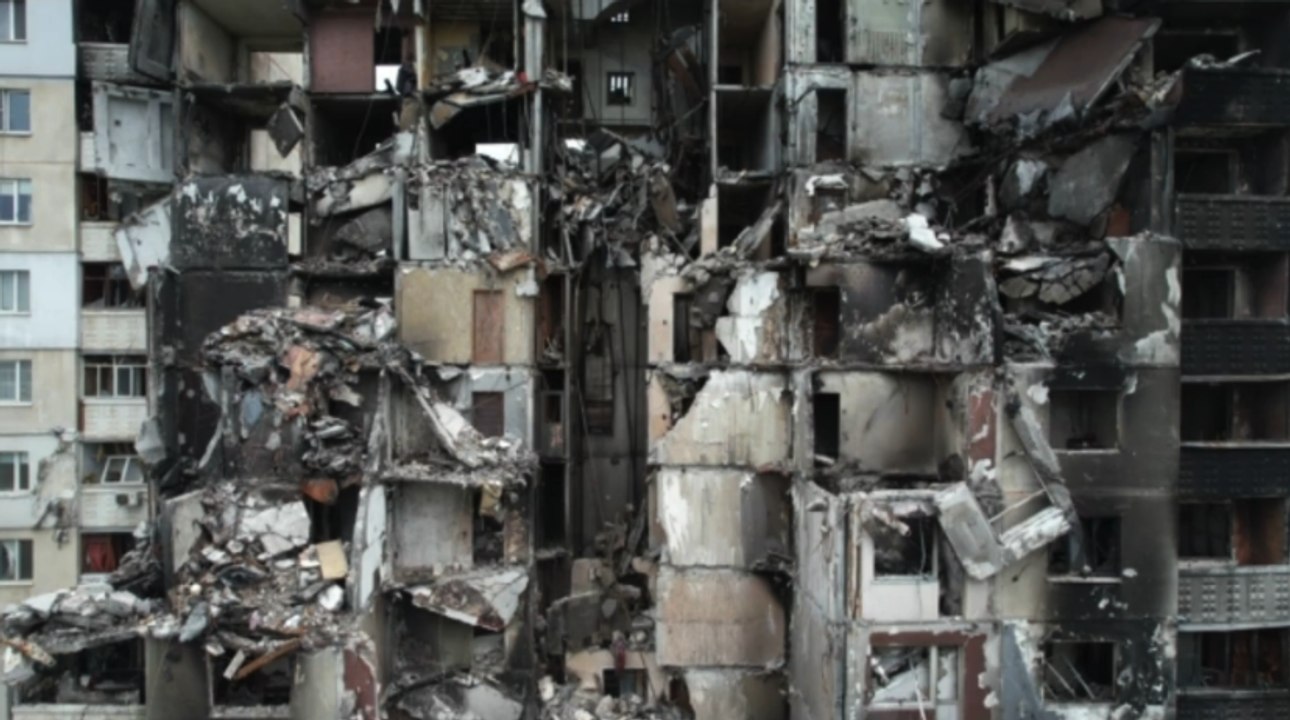 Video dokumentiert gewaltigen Bombeneinschlag in Winnyzja