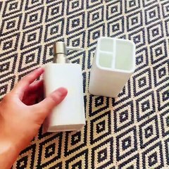 Buat bekas sabun marbel dari barang RM 5 je