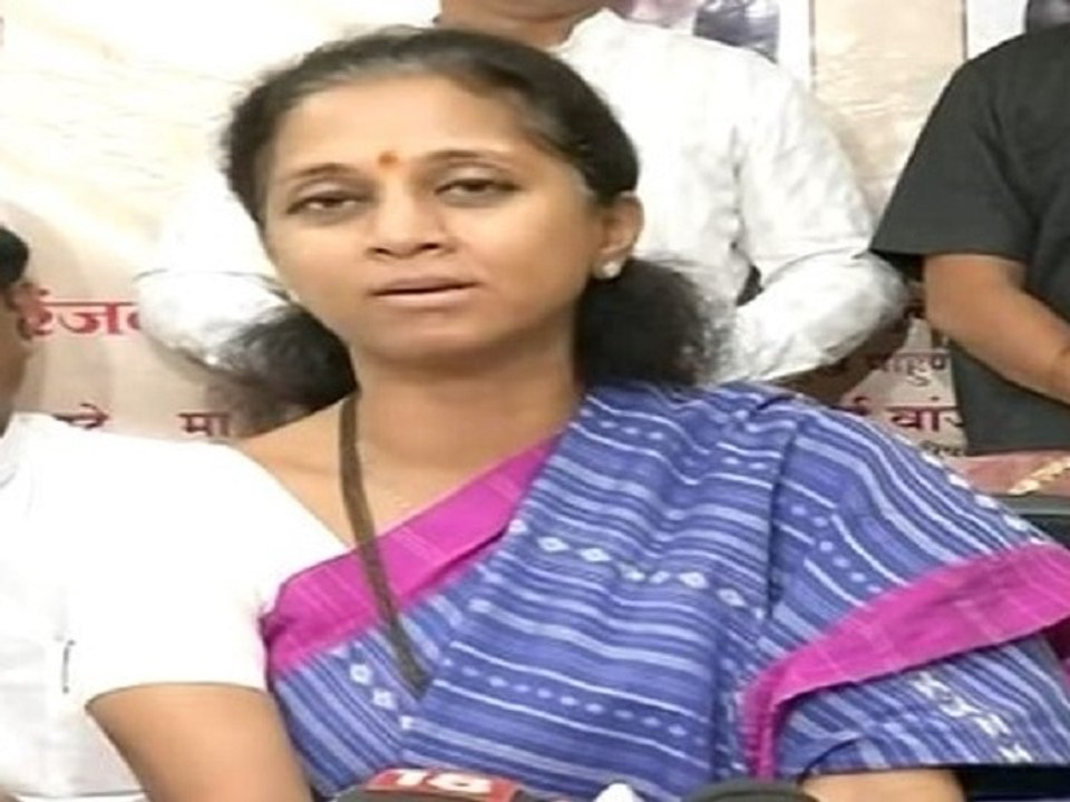 Supriya Sule PC : आंदोलनास मनाई म्हणजे खासदारांचा आवाज दाबण्याचा प्रयत्न : सुप्रिया सुळे