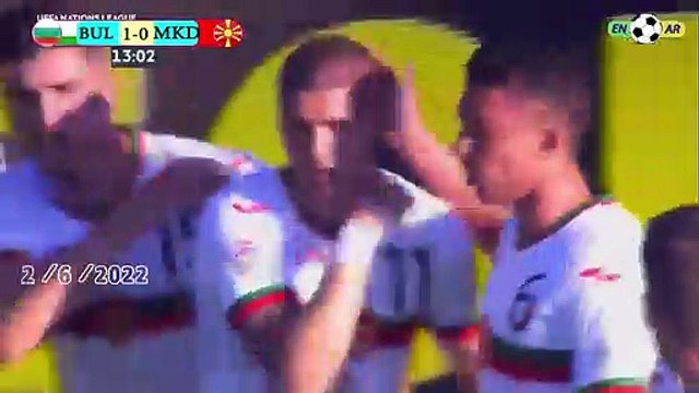 Bulgaria 1-1 North Macedonia- مقدونيا الشمالية 1-1 بلغاريا UEFA Nations League2022