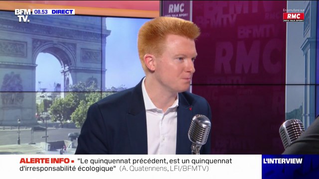 Adrien Quatennens sur les excuses de Caroline Cayeux: C'est à coup sûr une erreur de casting, même dans les rangs de la majorité ça ne satisfait pas