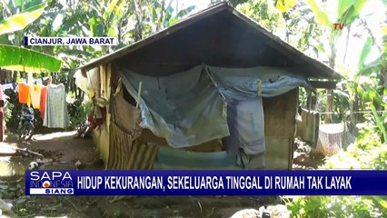 Kisah Seorang Nenek Hidup Bersama Anak dan Cucunya di Sebuah Rumah yang Ditutup Lembaran Plastik!