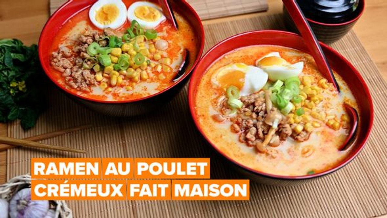 Recettes de ramen : bouillon crémeux