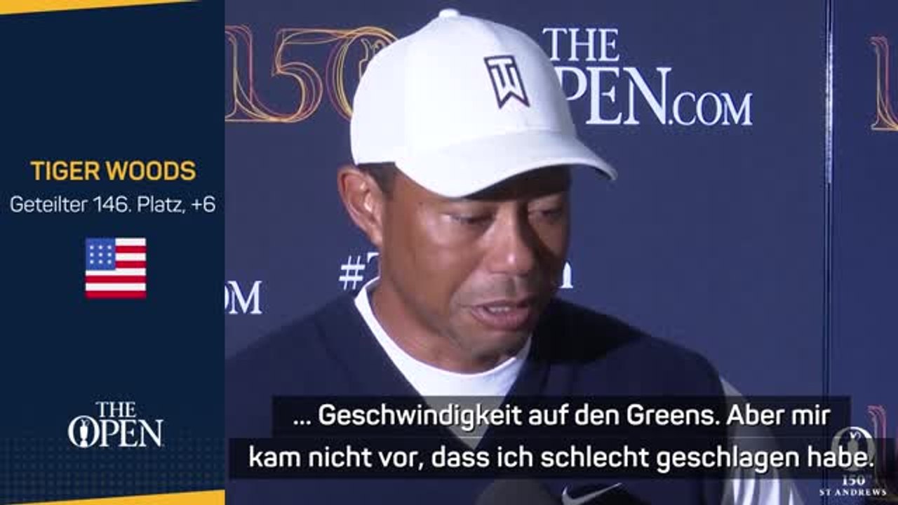Woods verwundert über durchwachsene Leistung