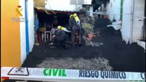 Medición de gases en la isla de La Palma poco después del fin de la erupción