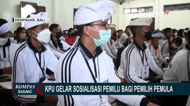 KPU Gelar Sosialisasi Pemilu Bagi Pemilih Pemula di SMA Negeri 5 Denpasar