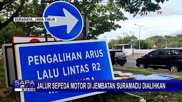 Proyek Penambahan Pasokan Listrik PLN di Madura, Jalur Roda Dua di Jembatan Suramadu Dialihkan