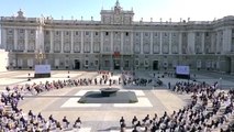 Los Reyes presiden el homenaje a las víctimas de la pandemia