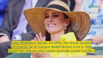 Kate Middleton, on connaît le produit qui lui fait un teint hâlé irrésistible