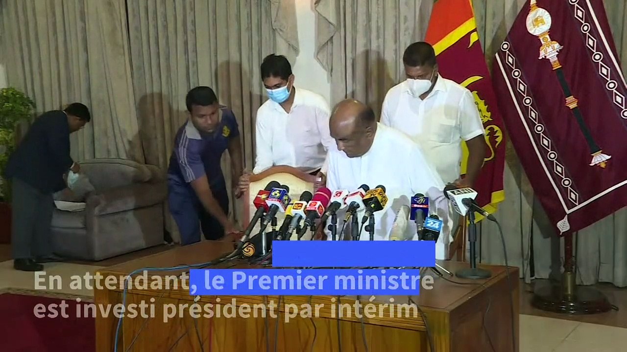 Sri Lanka: nuit de fête dans les rues de Colombo après la démission du président Rajapaksa