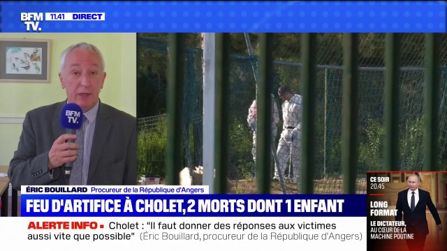 Éric Bouillard, procureur de la République d'Angers: Les auditions ont commencé ce matin (...) six personnes ont été entendues parmi les artificiers