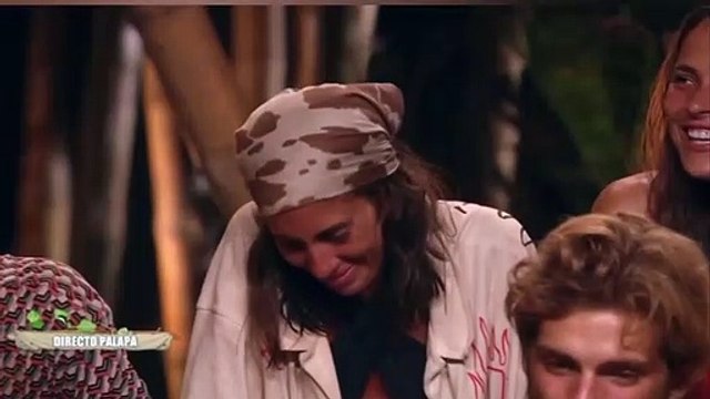 Los concursantes de 'Supervivientes' felicitan a Anabel Pantoja